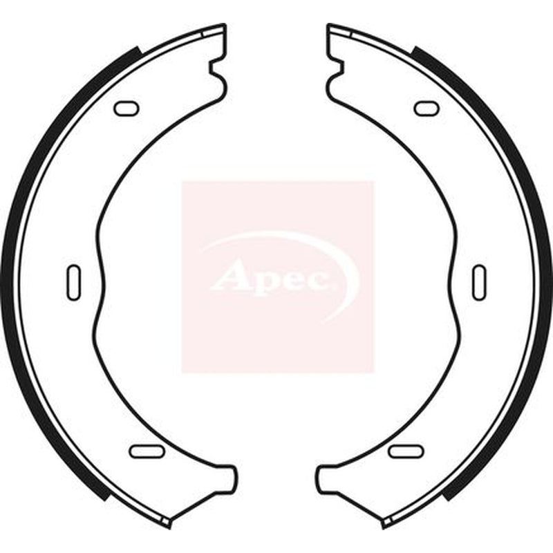 Apec Parking Brake Shoe Set fits Mercedes-Benz V-Class 2014-2015