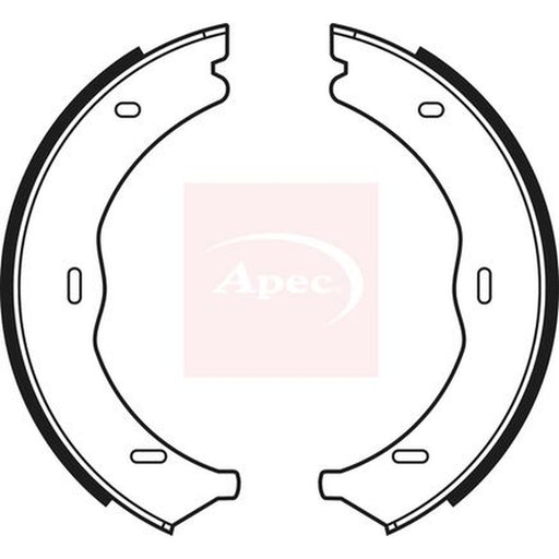 Apec Parking Brake Shoe Set fits Mercedes-Benz V-Class 2014-2015