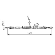 Bosch Handbrake Cable Rear fits Ford Transit Custom V362 2012-2023 2.2