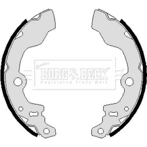 Borg & Beck Brake Shoe Set Axle Kit BBS6232