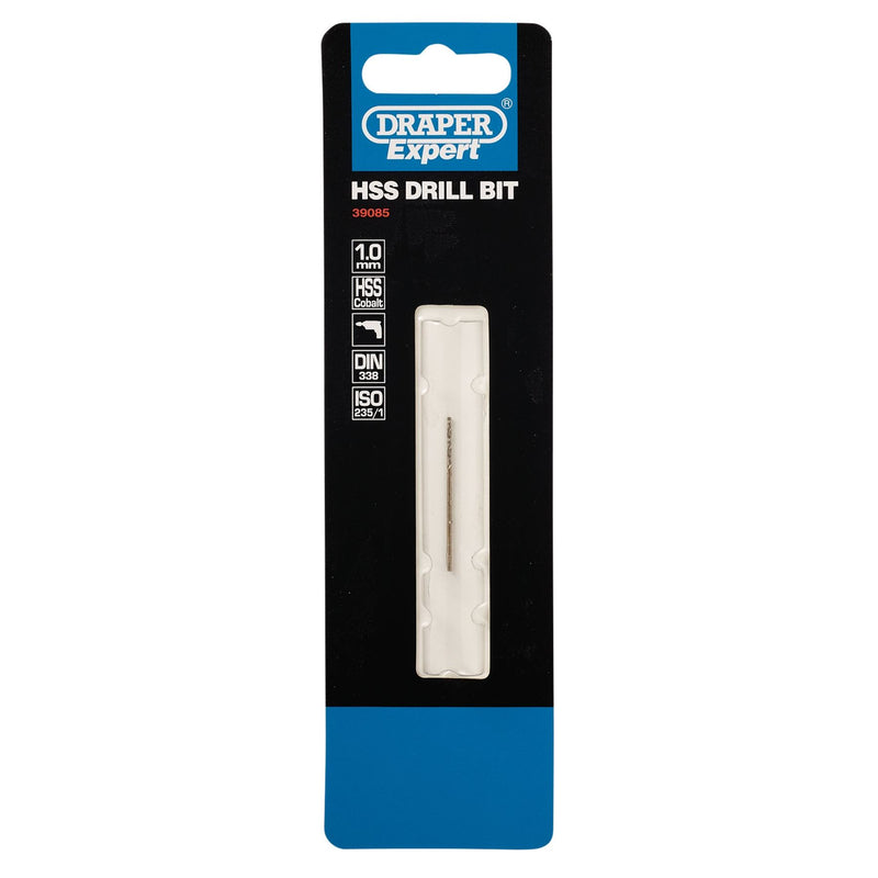 Draper HSS Cobalt Drill Bit, 1mm 39085 Draper - Dynamic Drive