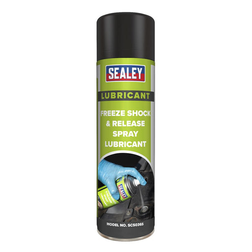 Sealey Freeze Shock & Release Spray Lubricant 500ml SCS036S Sealey - Dynamic Drive