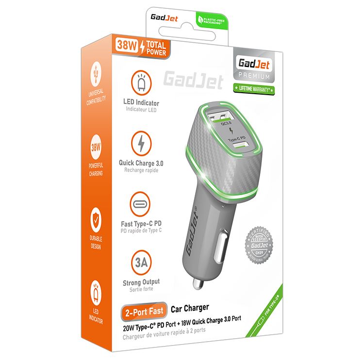 Ring CH39 Gad Jet Dual USB