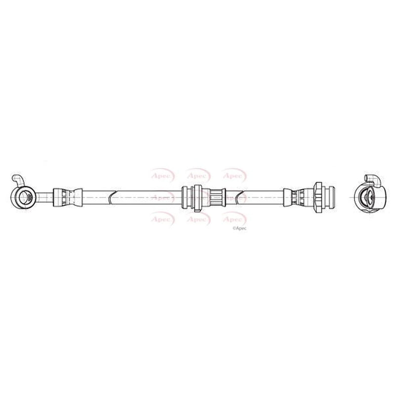 Apec Brake Hydraulic Hose Line Front Right HOS4452