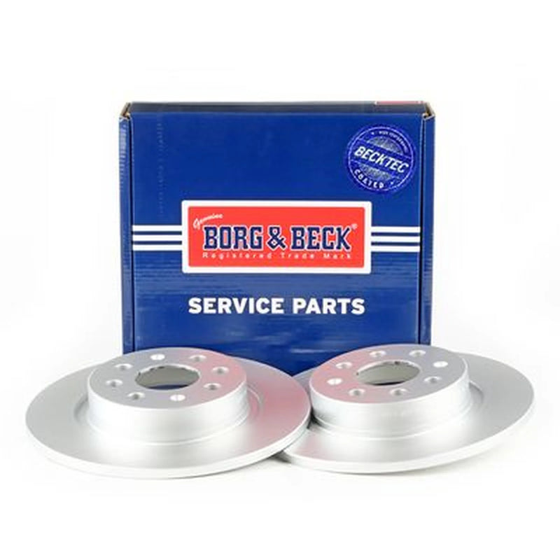 Borg & Beck Front & Rear Brake Discs & Pads fits Fiat Grande Punto 2005-2009