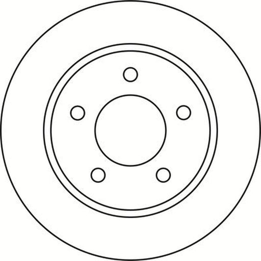 Abtex 2 x Solid Brake Discs fits Mazda 3 2003-2014 1.3 1.6 2.0 2.2 2.3