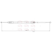 Apec Handbrake Cable Left Rear fits BMW Z4 2006-2008 3.0