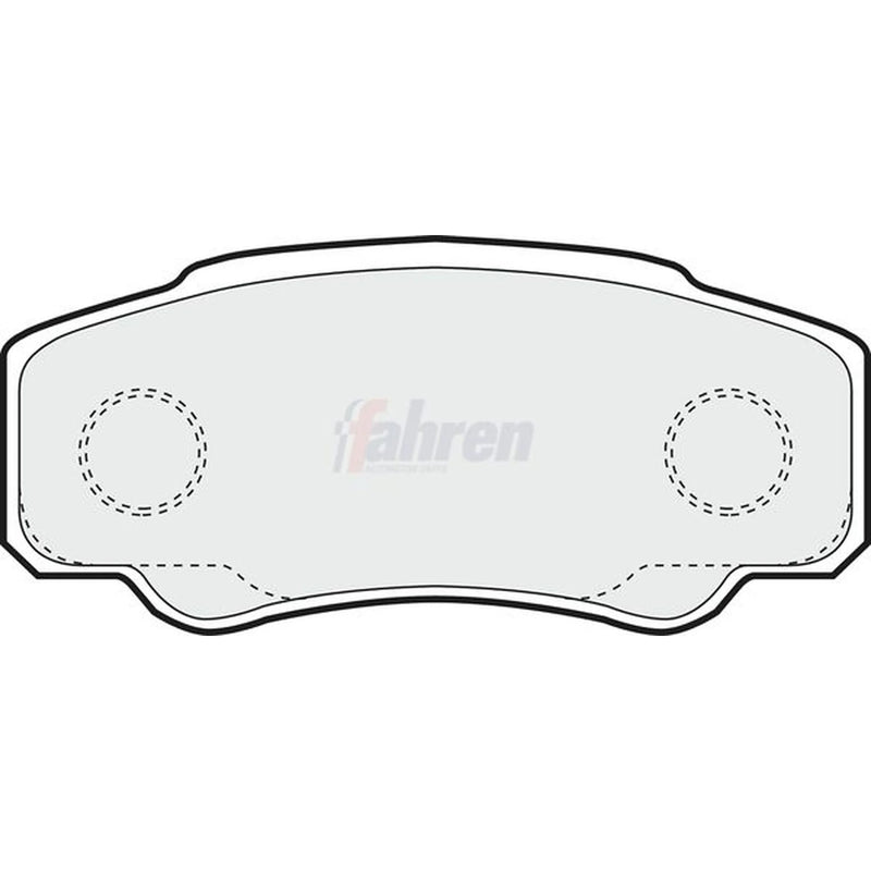 Fahren Rear Brake Pad Set FBP3576
