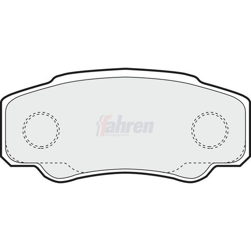 Fahren Rear Brake Pad Set FBP3576