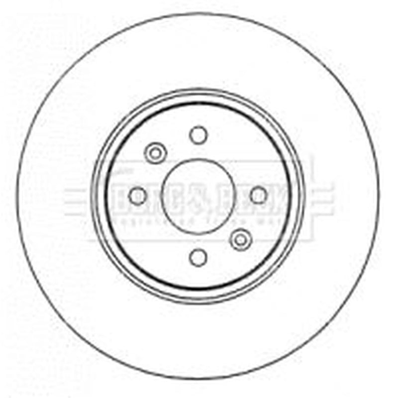 Borg & Beck Front & Rear Brake Discs & Pads fits Renault Grand Scénic II