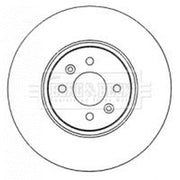 Borg & Beck Front & Rear Brake Discs & Pads fits Renault Grand Scénic II