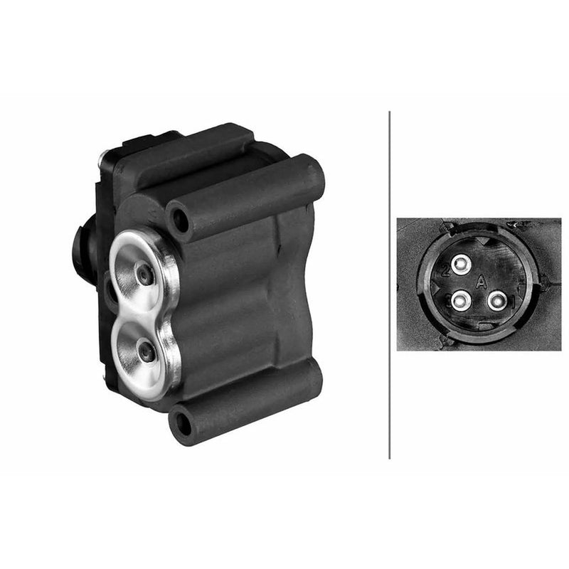 Hella Shift Cylinder Solenoid Valve Connectors fits Mercedes-Benz Actros