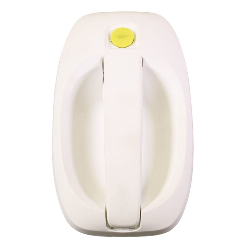 Smart External Lock White (Left Hand) Caravan/Motorhome Part Nova - Dynamic Drive