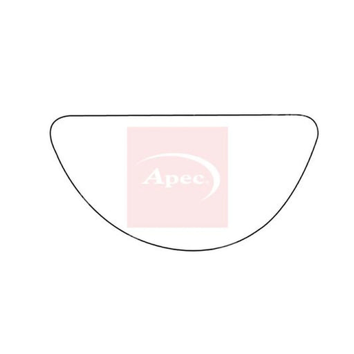 Apec Exterior Wing Mirror Glass Left AMS2815