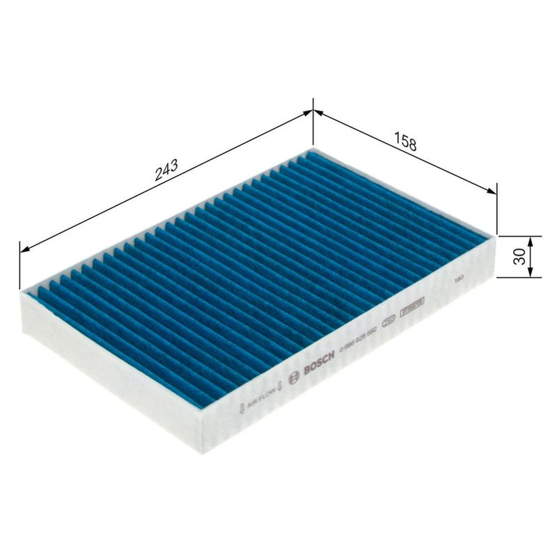 Bosch Cabin Air Filter (Pollen Filter) fits Tesla Model S 2012-2026