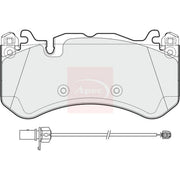 Apec Front Brake Pad Set PAD1926