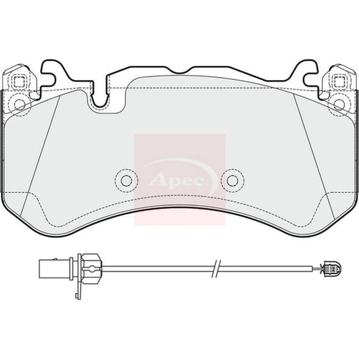 Apec Front Brake Pad Set PAD1926