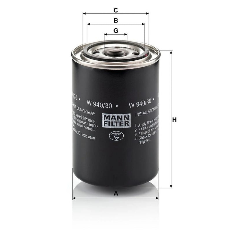 MANN-FILTER Engine Oil Filter