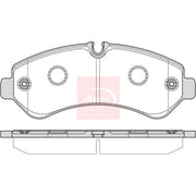 Apec Rear Brake Pad Set fits Mercedes-Benz Sprinter 3,5-T Tourer Bus 2018-2021