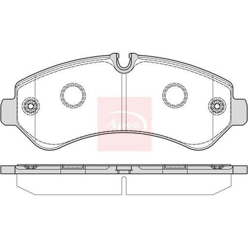 Apec Rear Brake Pad Set PAD2380