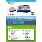 Bo-Camp Ground Cloth Eco Black 6x4 Metres Bo-Camp - Dynamic Drive
