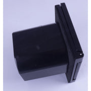Mains 230V 16A Flush Hook Up Socket Caravan Motorhome Camper Van RV Black Powerpart  - Dynamic Drive