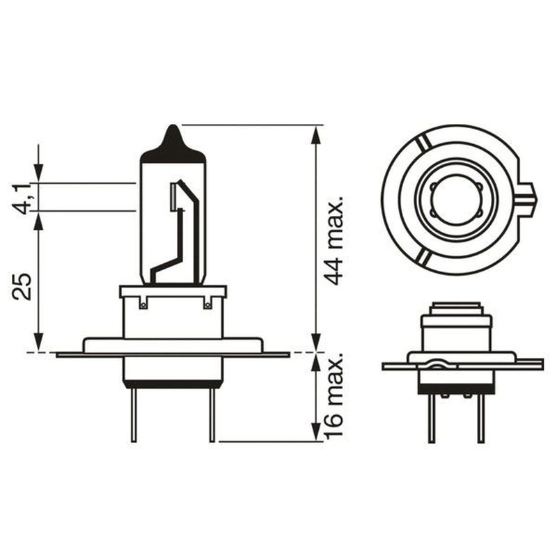Bosch Longlife 499 H7 12V 55W PX26D 1 987 302 078