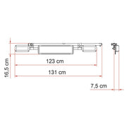 Fiamma Licence Plate Carrier (06146C01-) Fiamma - Bars 4 Cars