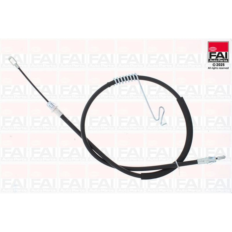 FAI Handbrake Cable Right Rear fits Ford Transit Platform 2006-2014 2.2 2.4 3.2
