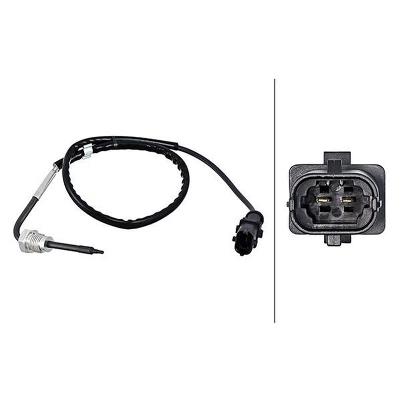 Hella Exhaust Gas Temperature Sensor fits Iveco Daily IV 2006-2012