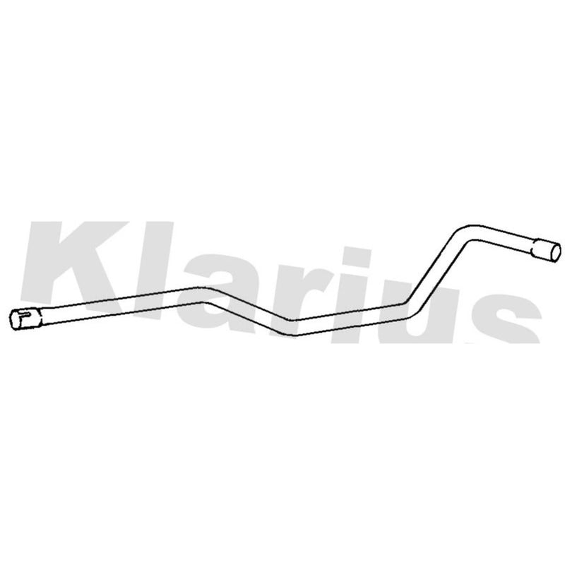 Klarius Exhaust Pipe OD fits Opel Combo Box Body/Mpv 2005-2012 1.3