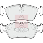 Apec Front Brake Pad Set fits BMW 1 2004-2011