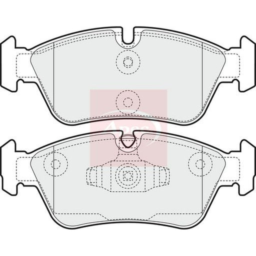 Apec Front Brake Pad Set fits BMW 1 2004-2011
