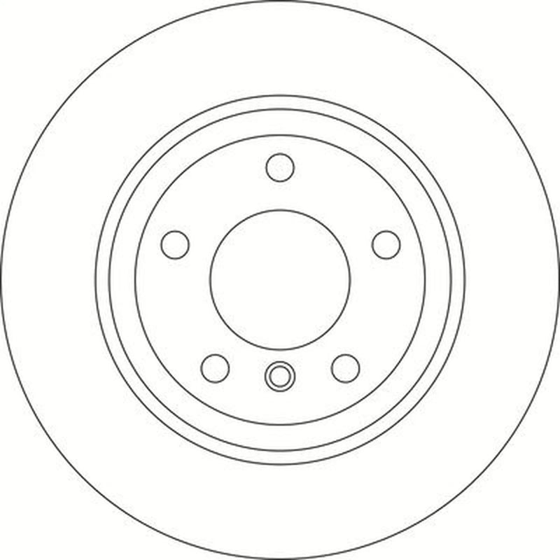 Abtex 2 x Vented Rear Brake Discs BD1516V-x2