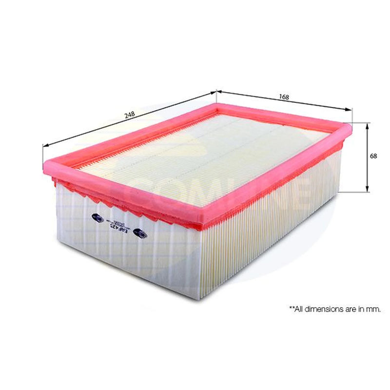Comline Engine Air Filter fits Citroën C4 2004-2010 2.0