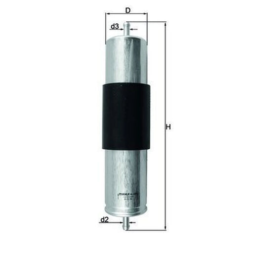 Mahle Fuel Filter Element fits BMW X5 2003-2006 3.0