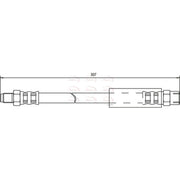 Apec Brake Hydraulic Hose Line outer HOS3414