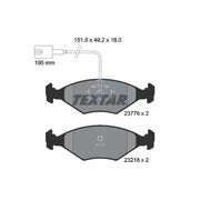 Textar Front Brake Pad Set 2377601