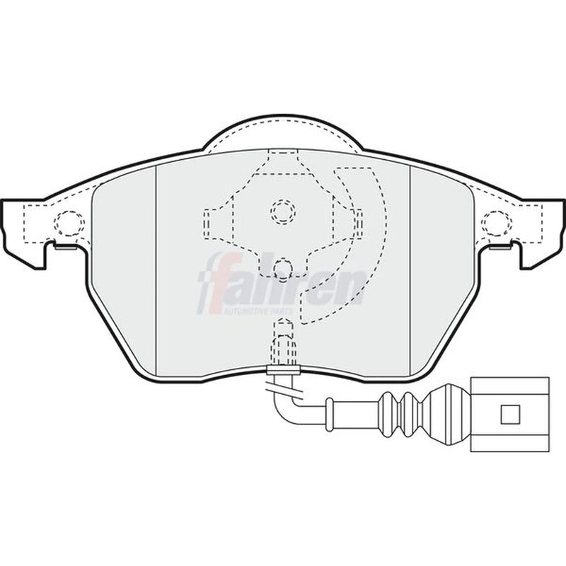 Fahren Front Brake Pad Set FBP3017