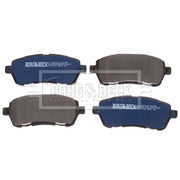Borg & Beck Front Brake Vented Discs & Pads fits Ford Ka+ III 2016-2020 1.2 1.5