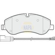 NAPA Front Brake Pad Set fits Ford Tourneo Custom V362 Bus 2012-2023 2.0 2.2