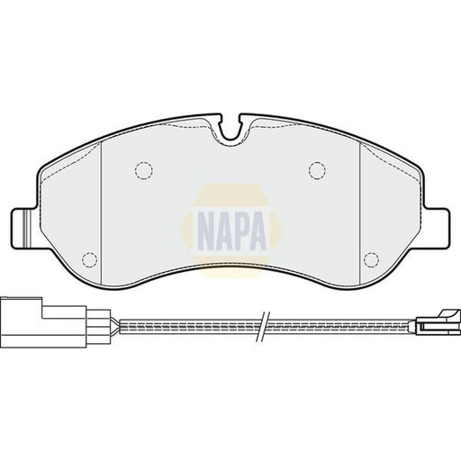 NAPA Front Brake Pad Set NBP1433