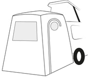 Quest Kite Poled Tailgate Campervan Awning (T5,6,6.1) Quest Leisure - Dynamic Drive
