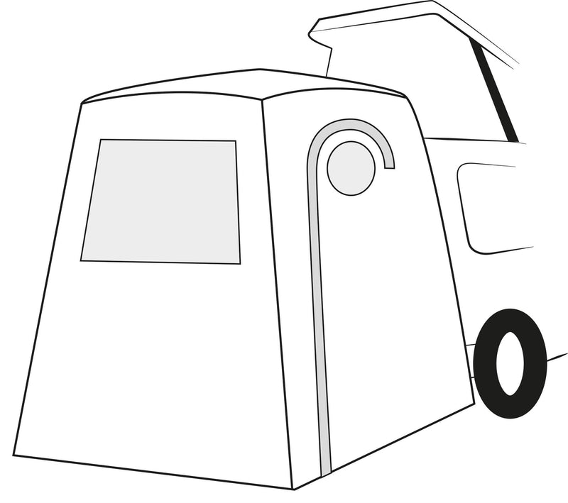 Quest Kite Poled Tailgate Campervan Awning (T5,6,6.1) Quest Leisure - Dynamic Drive