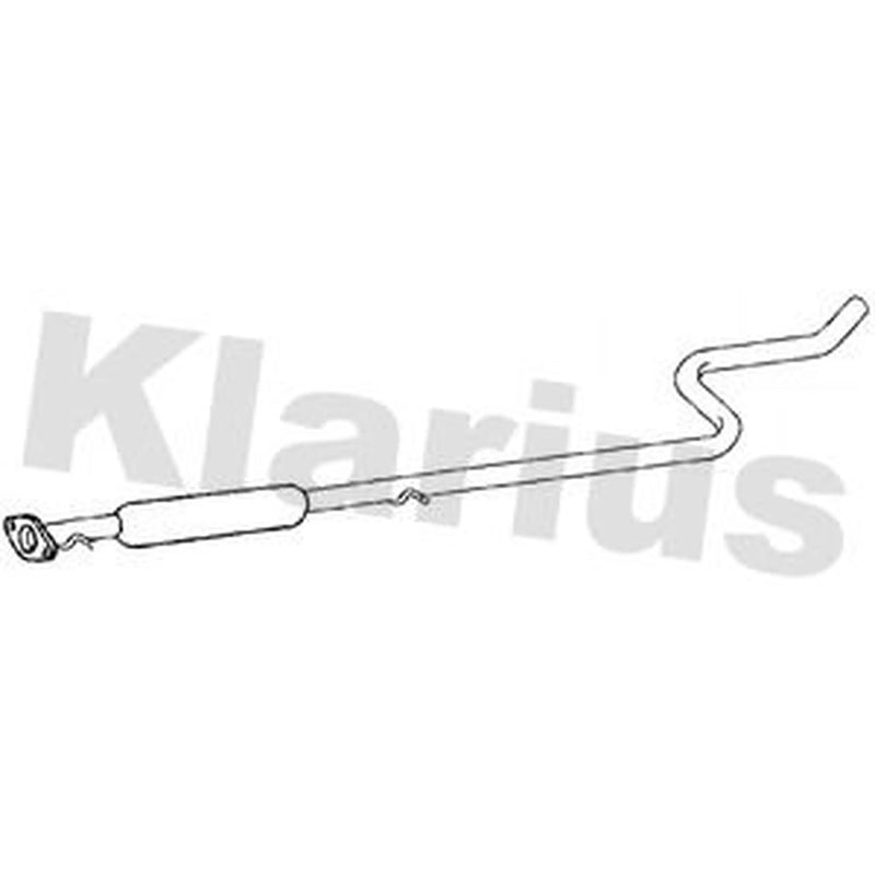 Klarius Box With Centre Pipe Centre fits Ford Ecosport 2013 on 1.5