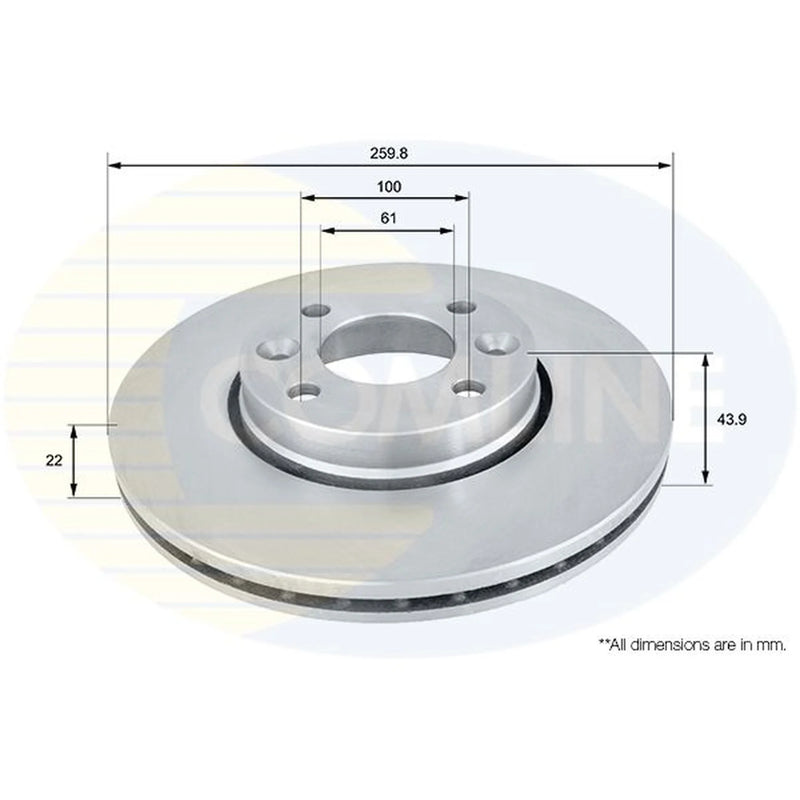 Comline Front & Rear Brake Discs & Pads fits Renault Clio III 2006-2014 2.0