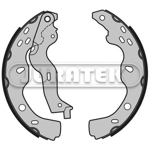 Juratek Brake Shoe Set Axle Kit Rear fits Fiat Sedici 2006-2014 1.6 1.9