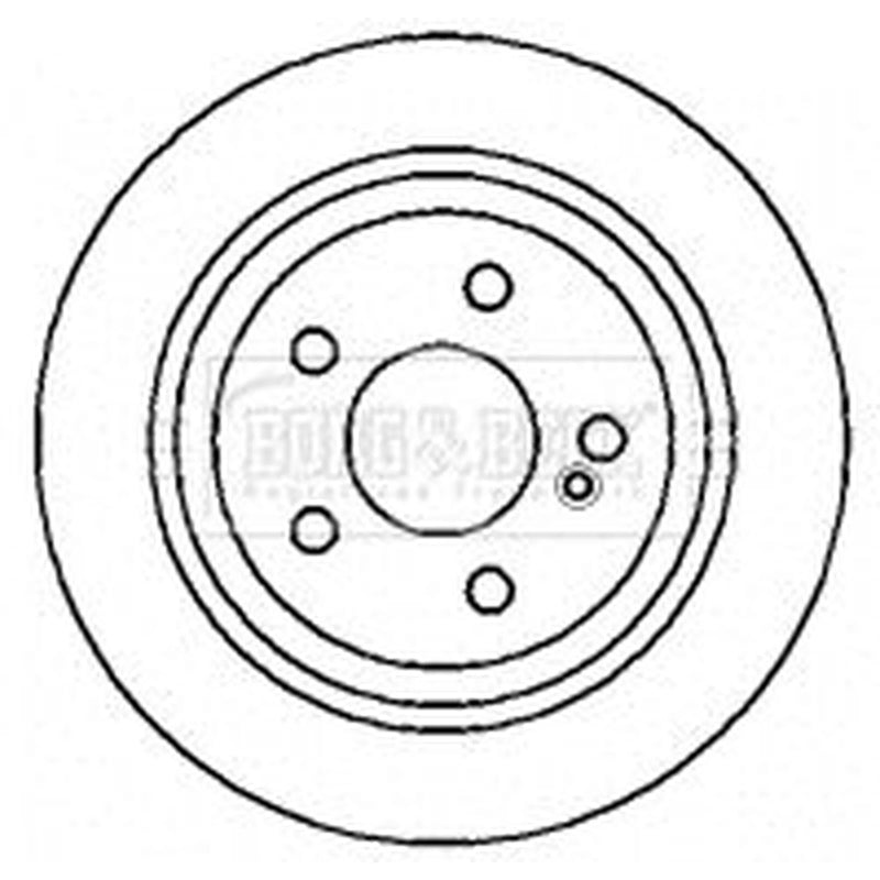 Borg & Beck Front & Rear Brake Discs & Pads fits Mercedes-Benz E-Class 2011-2015