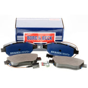 Borg & Beck Front & Rear Brake Discs & Pads fits Abarth 500 2008 on 1.4