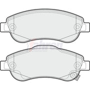 Fahren Front Brake Pad Set FBP3320